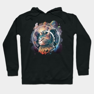 Astronaut Cat Space Kitty Hoodie